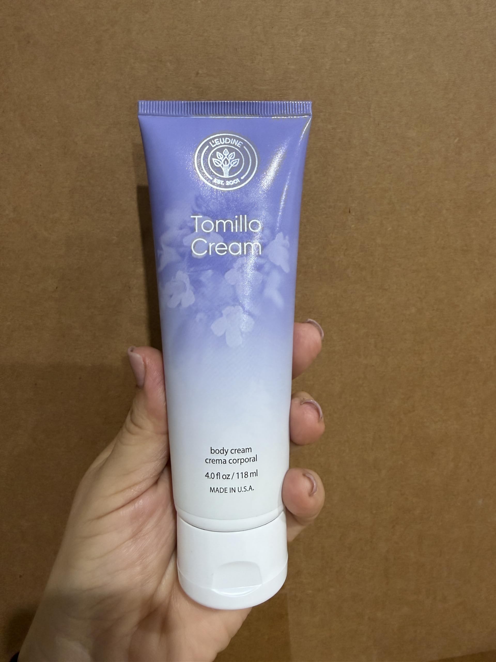 Amazon.com : L'eudine Thyme Body Cream – Moisturizing Massage